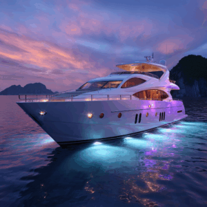 Bluetooth Mesh lighting on party boat